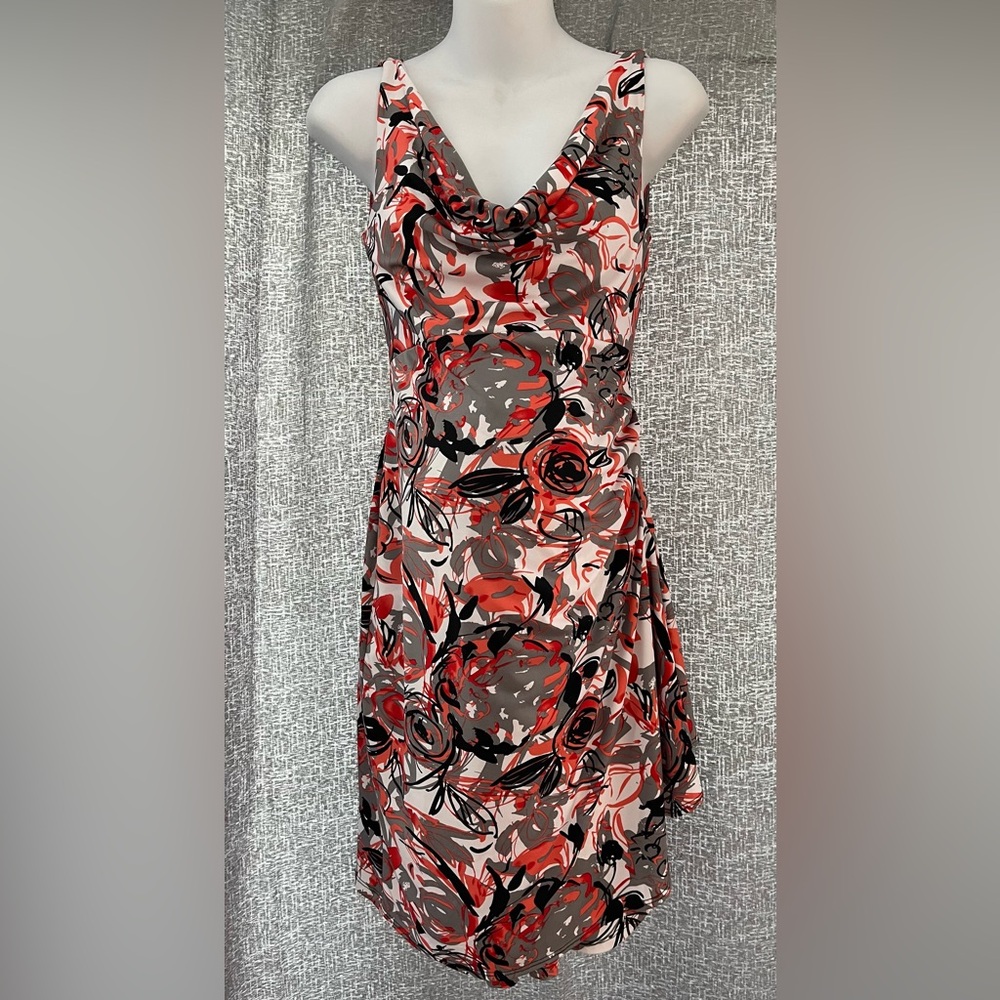 Thyme Maternity Medium Abstract Print Dress